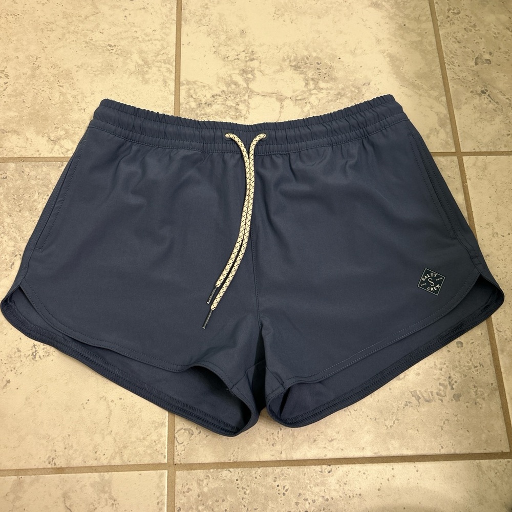 Salt Life Women's Dark Blue Athletic Shorts